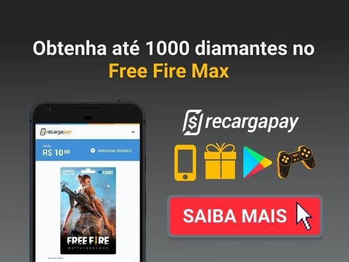 Diamantes Free FIre Recarga ID - Free Fire - Diamantes Free Fire - GGMAX