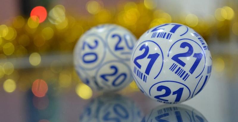 Bolas de sorteio da loteria