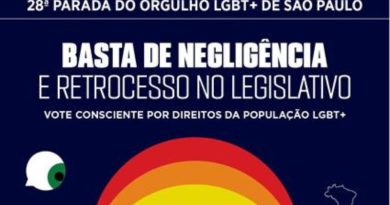 Tema da 28ª Parada do Orgulho LGBT+ de São Paulo, que acontece dia 2 de junho, alerta população para a importância do voto consciente