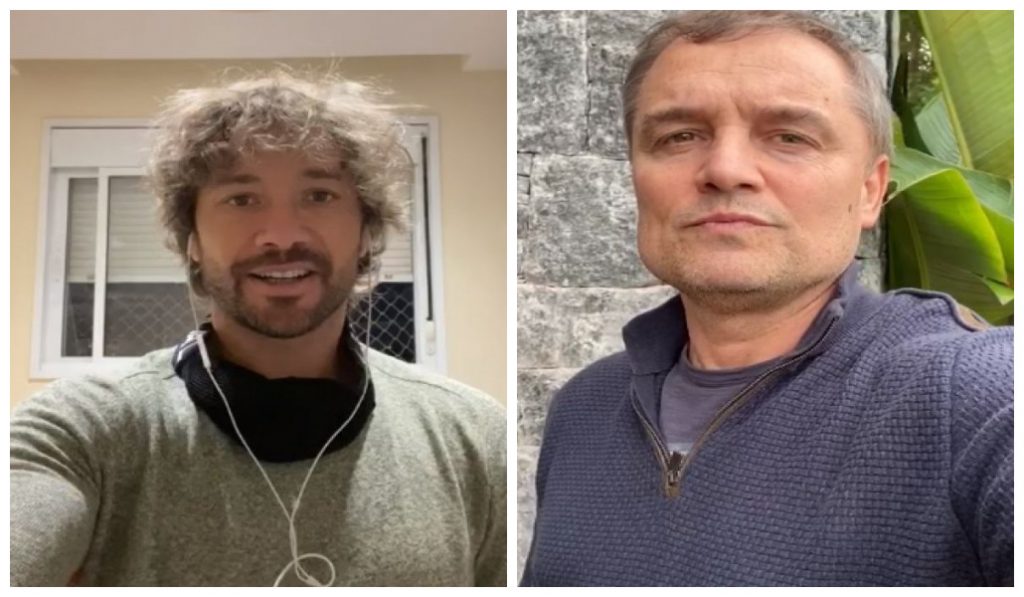Diego Lugano e Diego Aguirre
