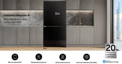 Geladeira French Door Bespoke AI RM90F com Tela AI Home da Samsung: inovação e tecnologia em foco