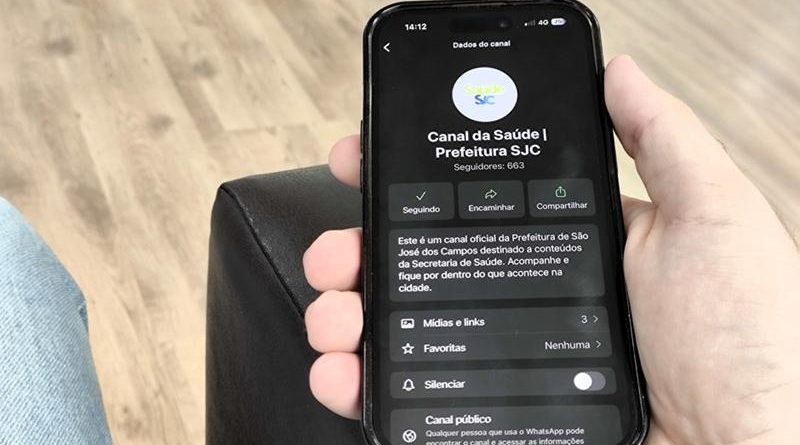 Canal no WhatsApp deixa saúde pública na palma da mão