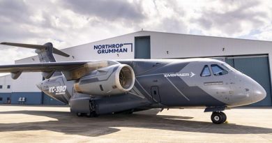 Embraer e Northrop Grumman irão desenvolver capacidades avançadas de mobilidade aérea para os EUA e nações aliadas