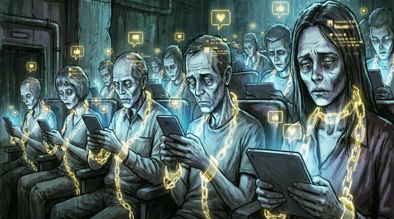 O VÍCIO NAS REDES SOCIAIS (A DROGA LEGAL)