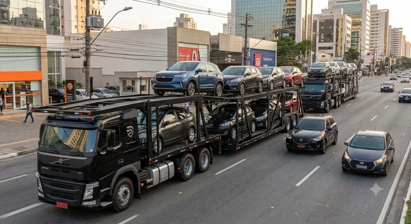 Como a tecnologia transforma o transporte de veículos para outro estado
